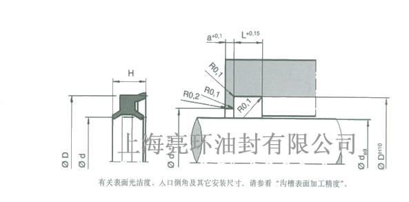 EM型密封剖面图