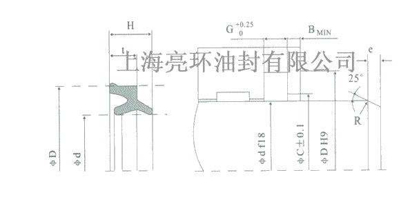PDR型密封剖面图